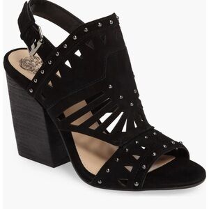Vince Camuto Reston Suede Block Heel Sandals